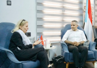 اليافعي يستقبل وفد قناة "بي بي سي" ويشيد بحضورها الإعلامي للاطلاع على أوضاع الجنوب