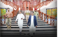 اللواء البحسني يصل إلى مدينة المكلا بعد زيارة خارجية.