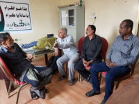 القائم بأعمال رئيس تنفيذية انتقالي خنفر يتفقد إذاعة "هنا أبين"