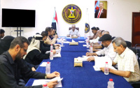 الأمانة العامة بالانتقالي تناقش المشهد الاقتصادي وتقرير أداء دائرة الإعلام والثقافة