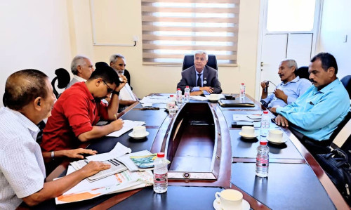 نائب رئيس فريق الحوار الجنوبي الداخلي يلتقي مجلس إدارة وأعضاء مكون "نشطاء أبناء عدن"
