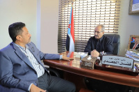 الجعدي يلتقي رئيس الهيئة التنفيذية لانتقالي محافظة أبين