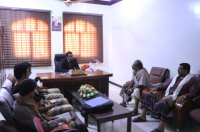 رئيس تنفيذية انتقالي شبوة يلتقي رؤساء الهيئات التنفيذية في مديريات دهر وعين وحطيب