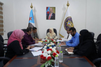 هيئة الاغاثة والأعمال الإنسانية بالانتقالي تناقش تقارير عددا من الدوائر واللجان