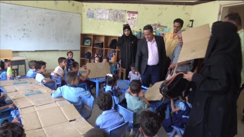رئيس تنفيذية انتقالي لحج يتفقد أوضاع روضة الشروق