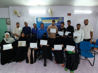 انتقالي المعلا يختتم دورة السكرتارية الآلية (ICDL)