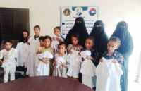 انتقالي أبين يدشن توزيع الزي المدرسي للطلاب من الأسر الفقيرة بمديريتي زنجبار وخنفر