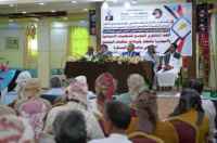 فريق هيئة رئاسة الانتقالي يلتقي الشخصيات الاجتماعية والسياسية وقيادات منظمات المجتمع المدني بالمهرة