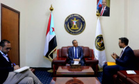 الخُبجي يستقبل مدير مكتب المبعوث الأممي بالعاصمة عدن