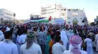 حضرموت.. تظاهرة حاشدة في سيئون تضامنا مع فلسطين ضد العدوان الاسرائيلي