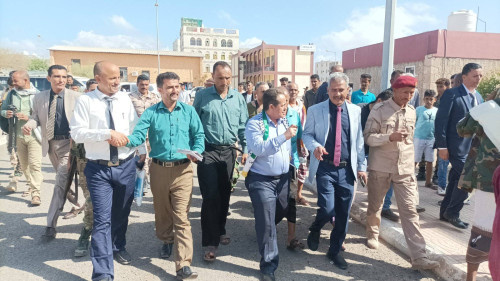 رئيس تنفيذية انتقالي لحج يزور كلية ردفان الجامعية
