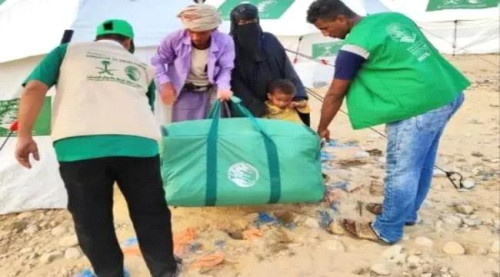 سلمان للإغاثة يقدم مساعدات لضحايا تيج في الريدة وقصيعر