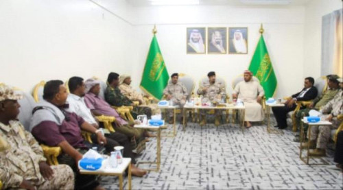 محافظ سقطرى يلتقي قائد قوات الدعم والاسناد في التحالف