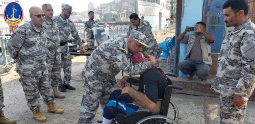 تكريم طاقم زورق دوريات خفر السواحل عدن”2602″