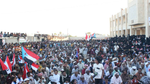 انتقالي المهرة ينظم مهرجانا جماهيريا بمناسبة ذكرى الاستقلال الوطني 30 نوفمبر