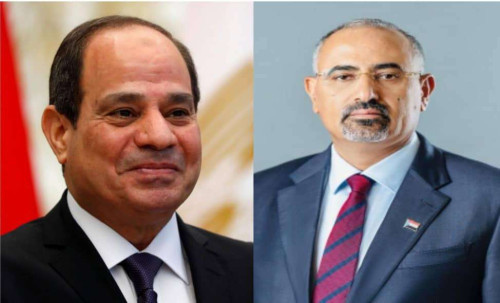 الرئيس الزُبيدي يهنئ الرئيس السيسي بمناسبة انتخابه رئيسا لمصر لولاية جديدة