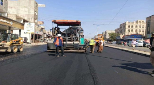 لحج.. استئناف أعمال مشروع تأهيل شوارع مدينة الحبيلين بردفان