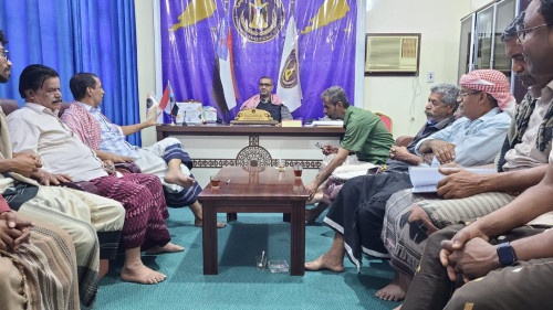 فريق من الأمانة العامة يلتقي رئيس الهيئة التنفيذية المساعدة لانتقالي وادي وصحراء حضرموت