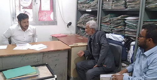 انتقالي لحج يطلع على سير عمل مكتب الشهداء والجرحى في السلطة المحلية بالمحافظة