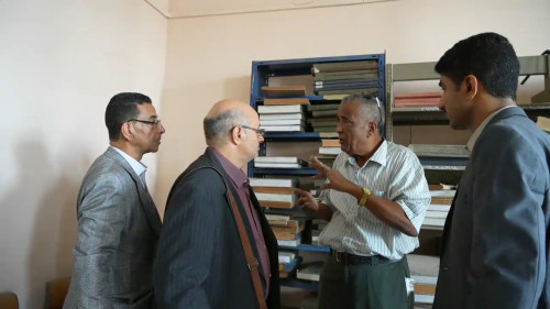 الأمانة العامة بالانتقالي تطّلع على طبيعة عمل المكتبة الوطنية في العاصمة عدن