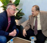 الدكتور الحاج يستقبل رئيس دائرة الشرق الأوسط وشمال إفريقيا بوزارة الخارجية الروسية