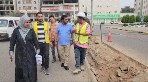 انطلاق أعمال تأهيل شارع الفنان محمد عبدالله بالشيخ عثمان