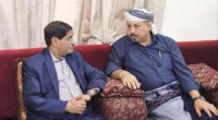 النائب البحسني يقدم العزاء للعميد المرهبي في استشهاد نجله