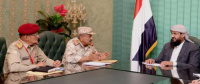المحرّمي يلتقي قيادتي الكلية العسكرية ومعهد الثلايا لتأهيل القادة والأركان