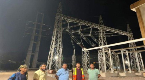 كهرباء عدن تعلن رفع قدرة المحطات التحويلية إلى 1200 ميجاوات
