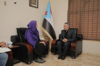  نائب رئيس الهيئة الوطنية للإعلام الجنوبي يستقبل وفدا إعلاميًّا بريطانيًّا