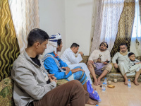 انتقالي العاصمة عدن ينفذ زيارة عيدية لأسرة الشهيد علي الصمدي