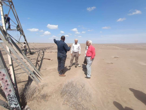 فريق من انتقالي أبين يطلع على الأعمال التخريبية لخطوط نقل الكهرباء بالمحافظة