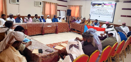  انتقالي أبين ينظم اللقاء التشاوري الثاني للخطباء والدعاة في مديريتي زنجبار وخنفر