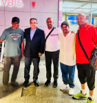  ممثل المجلس الانتقالي بالكويت يستقبل أبناء عائلة الماص المشاركين بمهرجان "نجم البلدة"