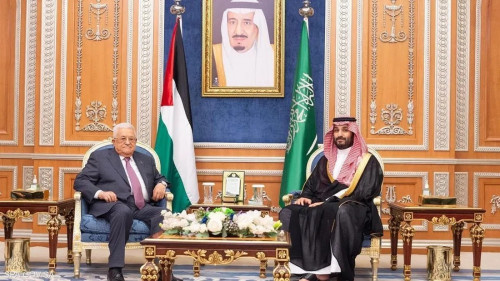 ولي عهد السعودية يستقبل الرئيس الفلسطيني في الرياض