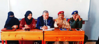 فريق التواصل يلتقي قيادات الأجهزة الأمنية والعسكرية في مديرية أحور