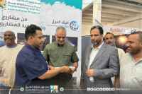برفقة باهرمز.. رئيس صندوق صيانة الطرق يزور معرض عدن الثاني للاعمار والبناء