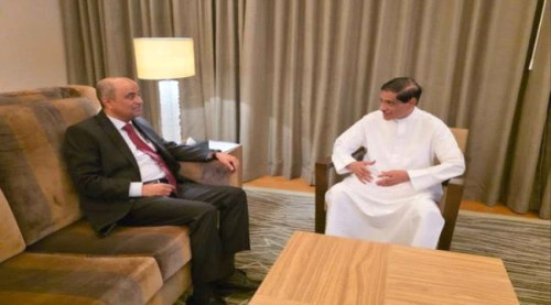 اللواء البحسني يهنئ سالم صالح بن بريك بتوليه منصب رئاسة الوزراء