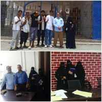 طلاب الثانوية التجارية بالمعهد الفني التجاري ينهون تدريبهم الميداني في البنك المركزي بالعاصمة عدن
