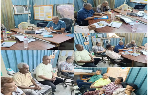 مؤسسة المياه بالعاصمة عدن تناقش خطة تحسين وتوزيع المياه في المناطق الجبلية