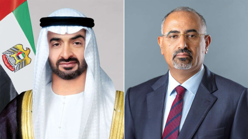 الرئيس الزُبيدي يُهنئ الشيخ محمد بن زايد بمناسبة يوم "عهد الاتحاد" لدولة الإمارات