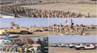 بعرض عسكري مهيب.. وحدات اللواء الثاني دعم وإسناد تجسد الجاهزية القتالية العالية
