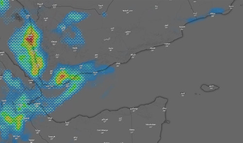 مركز التنبؤات الجوية يتوقع أمطارا رعدية ورياحا شديدة