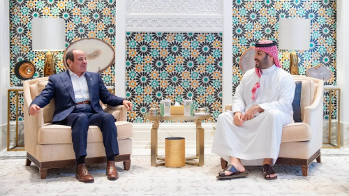 محمد بن سلمان والسيسي يرفضان أي محاولة لتهجير الفلسطينيين
