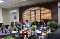 فريق التوجيه والرقابة الرئاسي يشارك في اجتماع المكتب التنفيذي للسلطة المحلية بمحافظة لحج