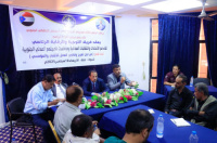 فريق التوجيه والرقابة الرئاسي يعقد لقاءً موسعًا مع الاتحادات والنقابات العمالية ومنظمات المجتمع المدني بشبوة