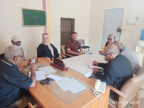فريق التوجيه والرقابة الرئاسي يزور المعهد الصحي بجعار ومعهد التدريب المهني بالكود
