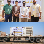 مؤسسة أولاد الصغير التنموية تسلّم مولدًا كهربائيًا (1 ميجا وات) لحقل بئر احمد لتعزيز خدمات المياه بعدن