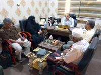 د. العمودي يلتقي رئيس مركز المعرفة للدراسات والأبحاث