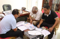 فريق التوجيه والرقابة الرئاسية يطلع على أداء الادارتين القانونية وحقوق الإنسان والفكر والإرشاد بانتقالي حضرموت